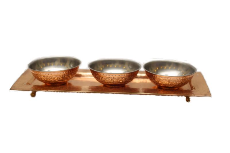 Noor Copper Chutney Platter